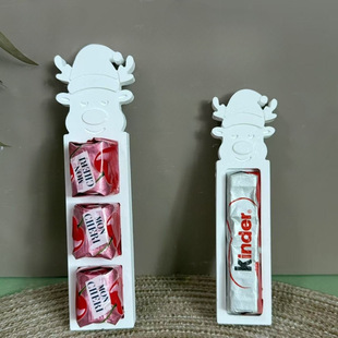 Large and Small Santa Claus Elk Shape Silicone Mold Gift Decoration Plaster Glue Mold DIY Handmade