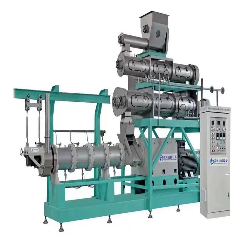 时产2吨宠物狗粮猫粮生产线 出口安哥拉膨化狗粮机器的厂商