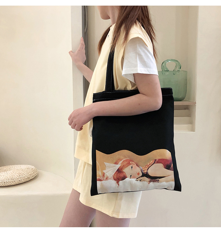 Women's Fashion Cartoon Canvas Shopping Bags display picture 1