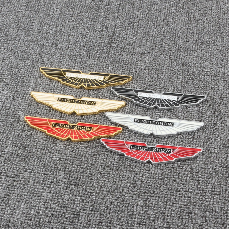 Car Modification Stickers Are Suitable for Porsche Car Logos, Lamborghini Metal Car Stickers, Stereo Stickers for Modified Steering Wheels