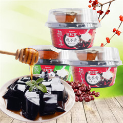 Sheng and Tang Milky Tortoise Shell Jelly 222g*6 Boxes Green Bean Red Bean Jelly Pudding Honey Grass Jelly