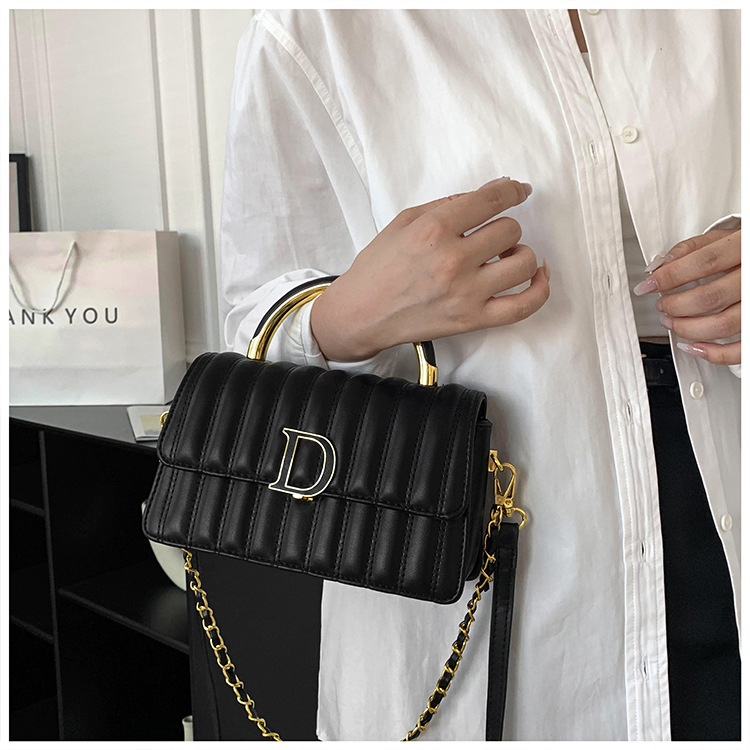 Hochwertige, leichte, luxuriöse, weiche Ledertasche mit bestickter Kette, kleine, duftende Tasche für Damen, vielseitige, modische Textur, One-Shoulder-Crossbody-Handtasche_voghion.com