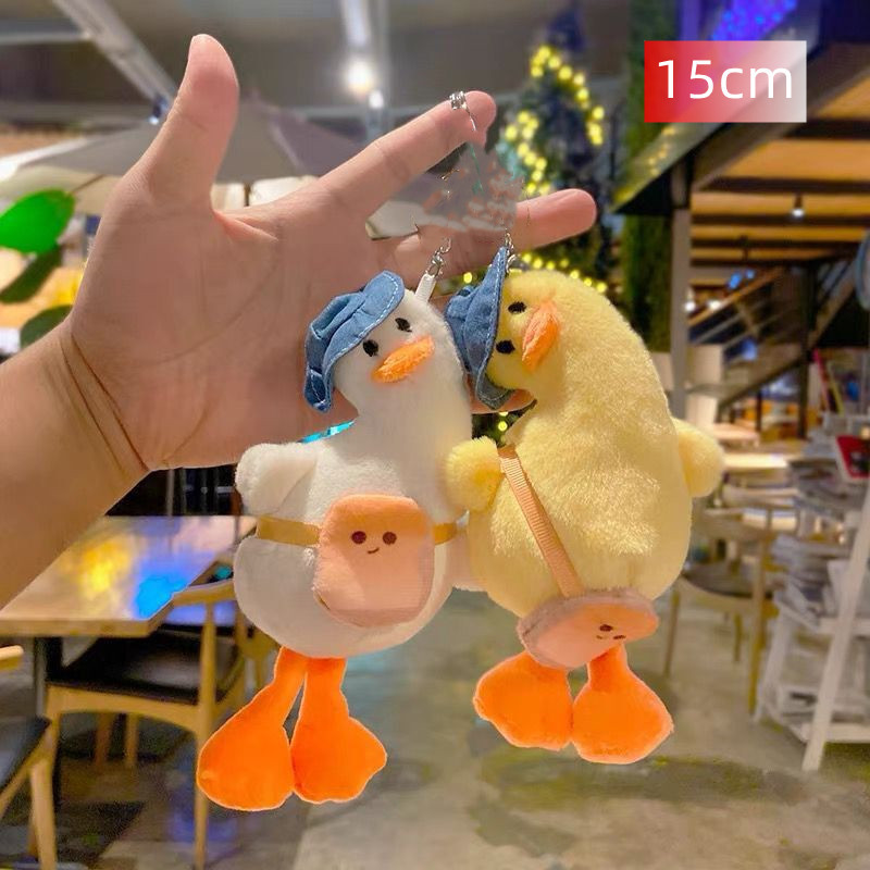 Muñeco de Peluche Colgante 4 Pulgadas de Fibra de Poliéster para Máquina de Peluches y Llavero