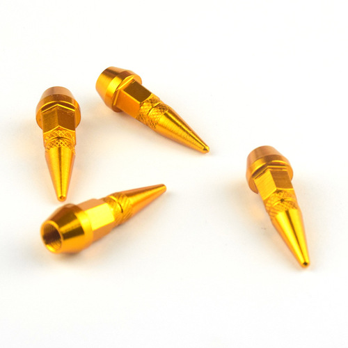 45mm car tire pointed valve cap car accessories bullet valve core tire valve cap