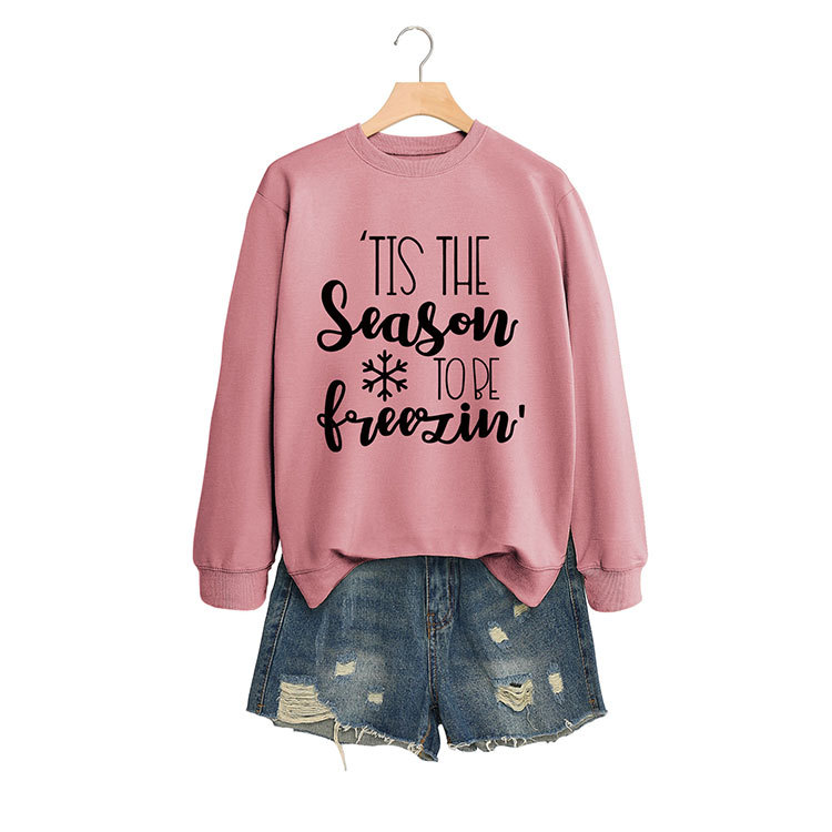 Independent Store Personalized Casual TIS The Season To Be Women's Sweatshirt Wholesale_voghion.com