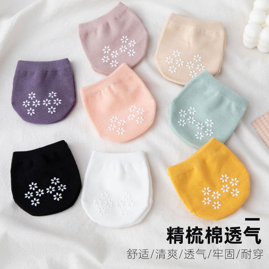 Half palm socks women's summer season workplace half socks invisible socks ladies high heels silicone non-slip socks wholesale