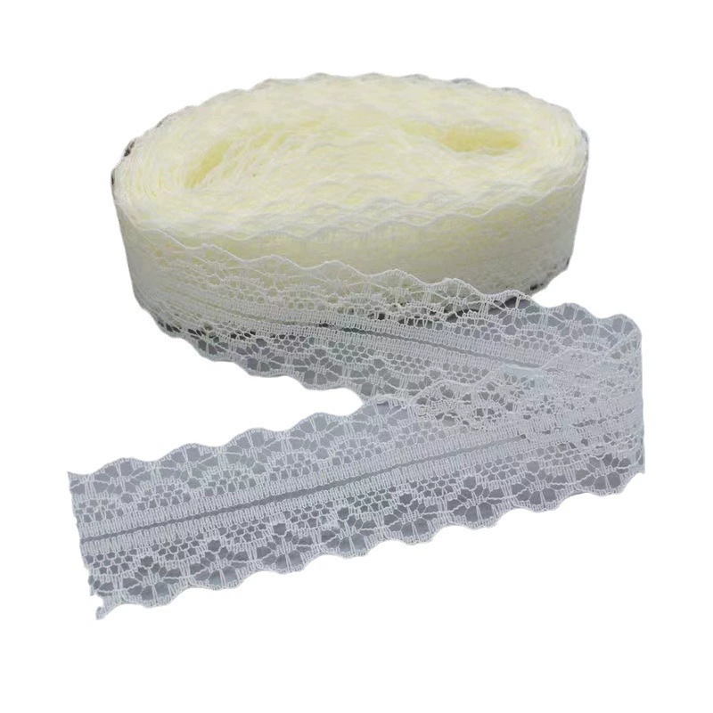 Lace Trim Model 1658-2, Polyester, 3 cm Width, 400 yd Roll, 30 Colors