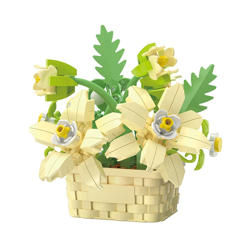 LEGO конструктор, умная игрушка, ручная сборка, букет, антистресс
