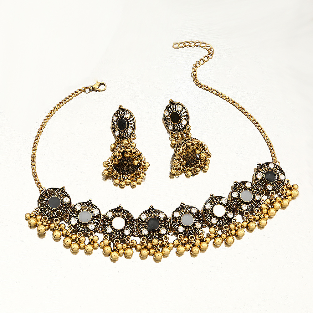 Set collana e orecchini in metallo gioielli di moda per donna_voghion.com