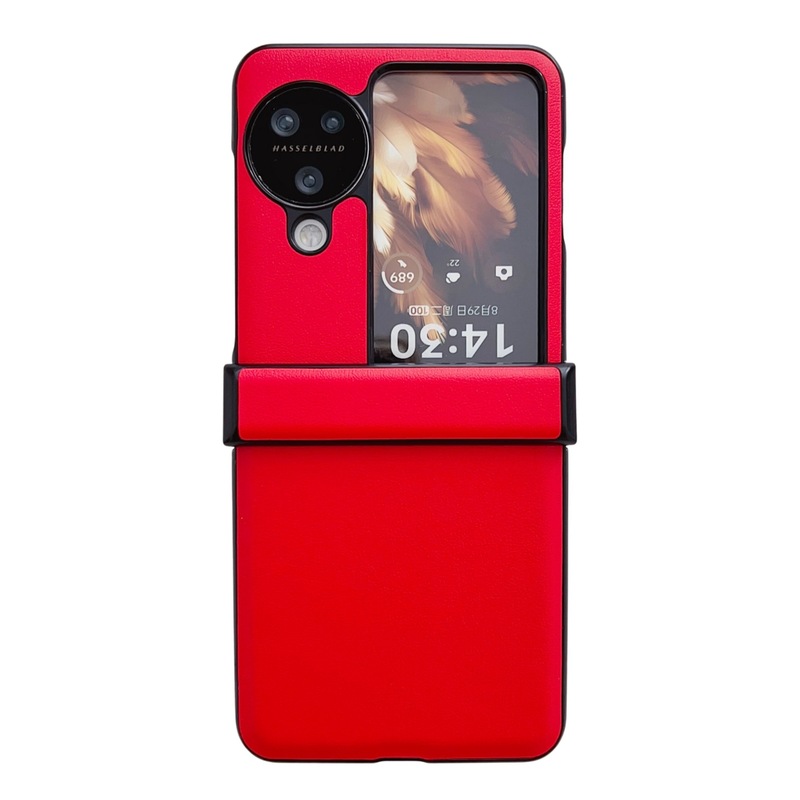 Oppo find n3 flipを適用した新型モランディ純色皮紋三段シンプルな携帯ケース|undefined