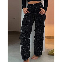 I 15321 High Waist Wide Leg Jeans �������ȿ� ŷ���羳