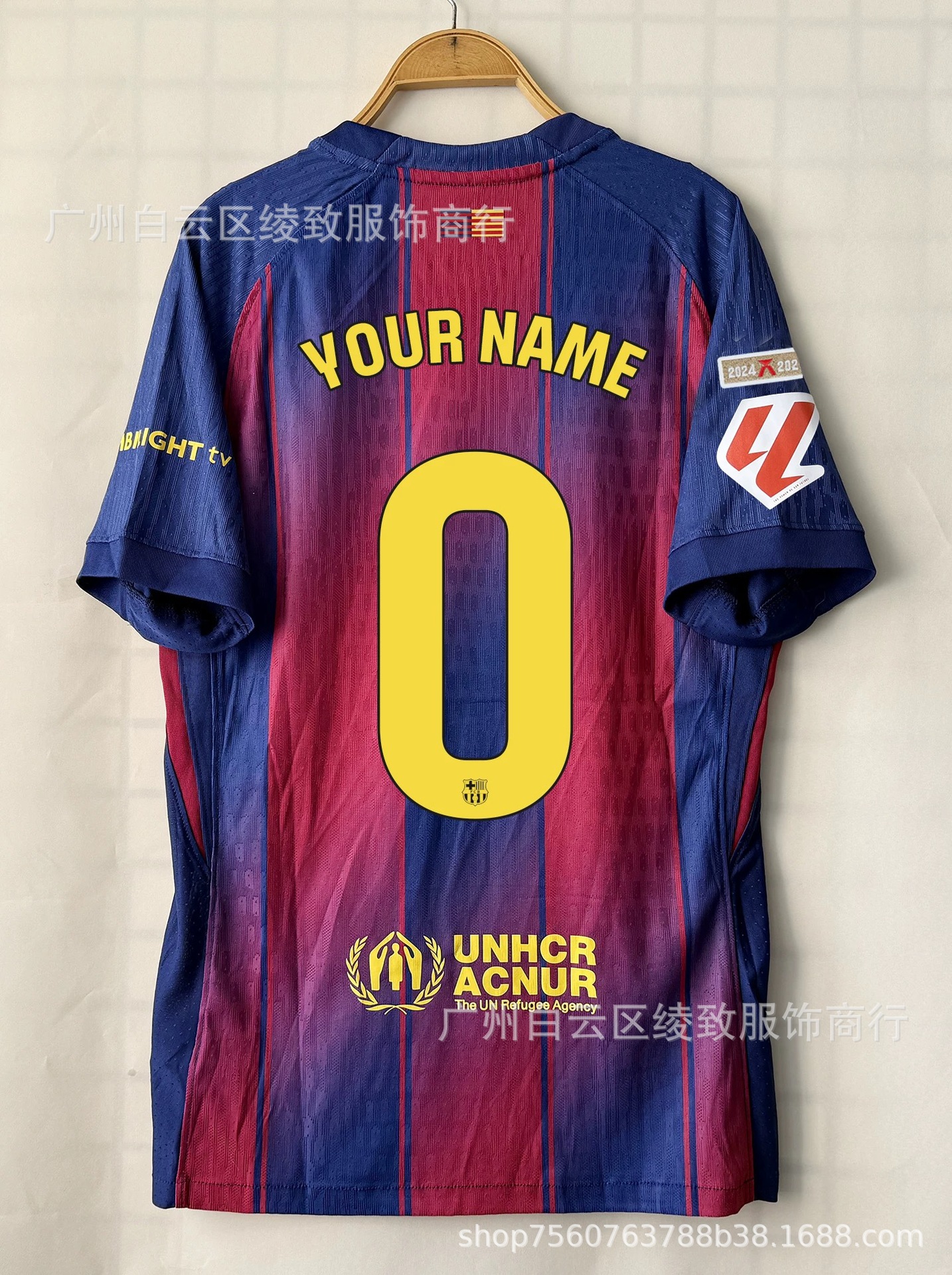 Camisetas de fútbol del Barcelona temporada 2526 para aficionados, número 10 Yamalet, número 11 Raffini, número 8 Pedri