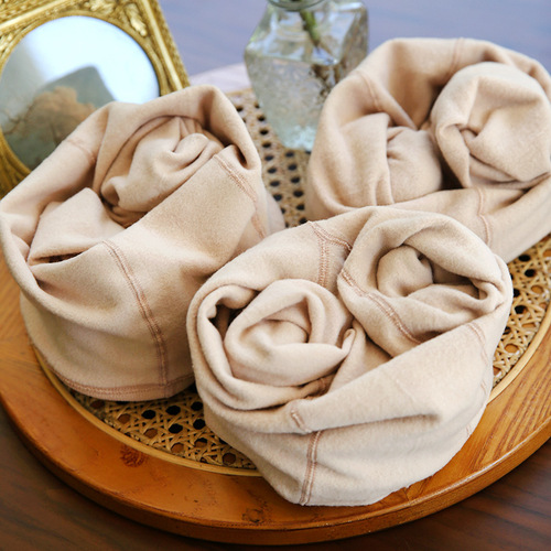 Autumn and winter Aohan double-layer bare legs skin color artifact fake see-through flesh can be cut at will thickened warm leggings flesh-colored one-piece pants