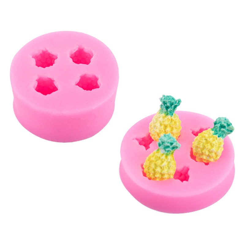 Simulación tridimensional fruta molde de silicona traje Fondant chocolate ritmo seco decoración de la torta Accesorios