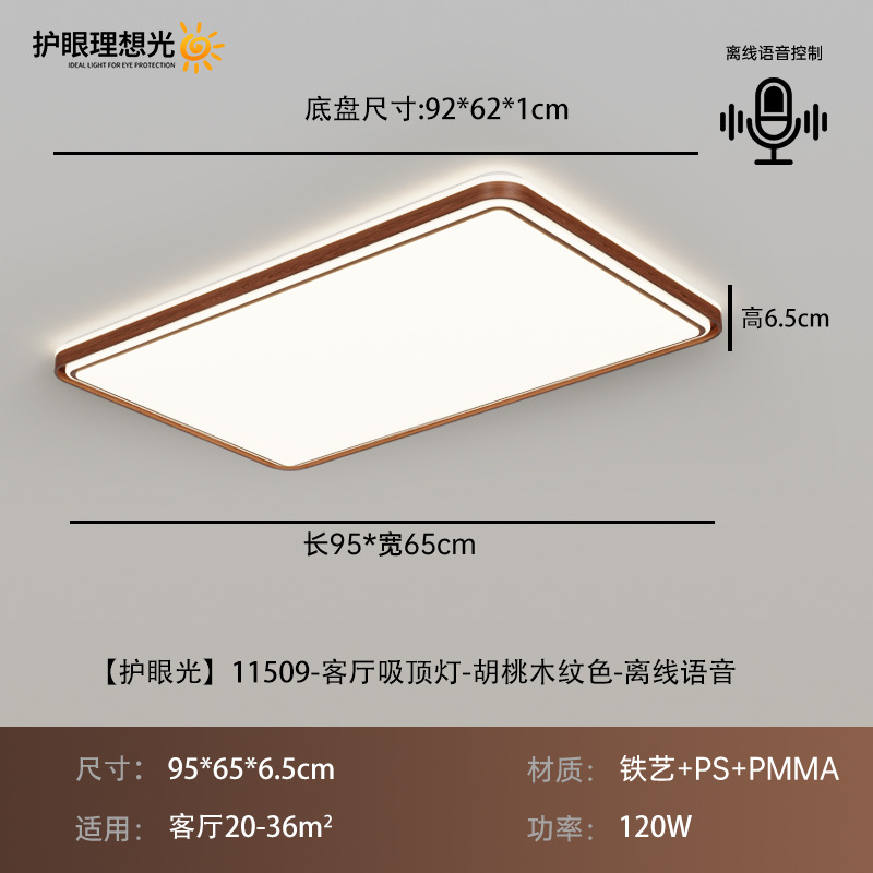 Luz de techo de la sala de estar 2026 nueva luz de la sala de estar antigua nueva luz de techo de estilo chino simple luz de dormitorio 323L
