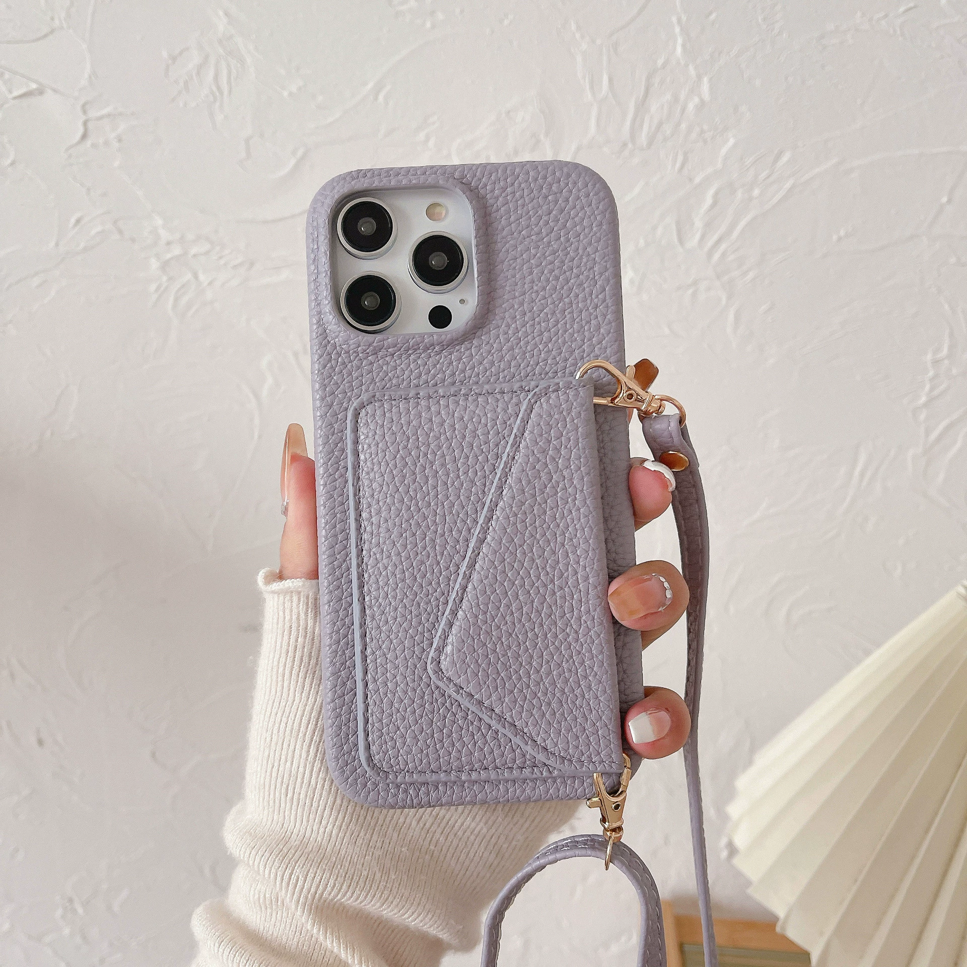 Apple, совместимый чехол для телефона pro, iphone15, держатель карт, плечевая сумка