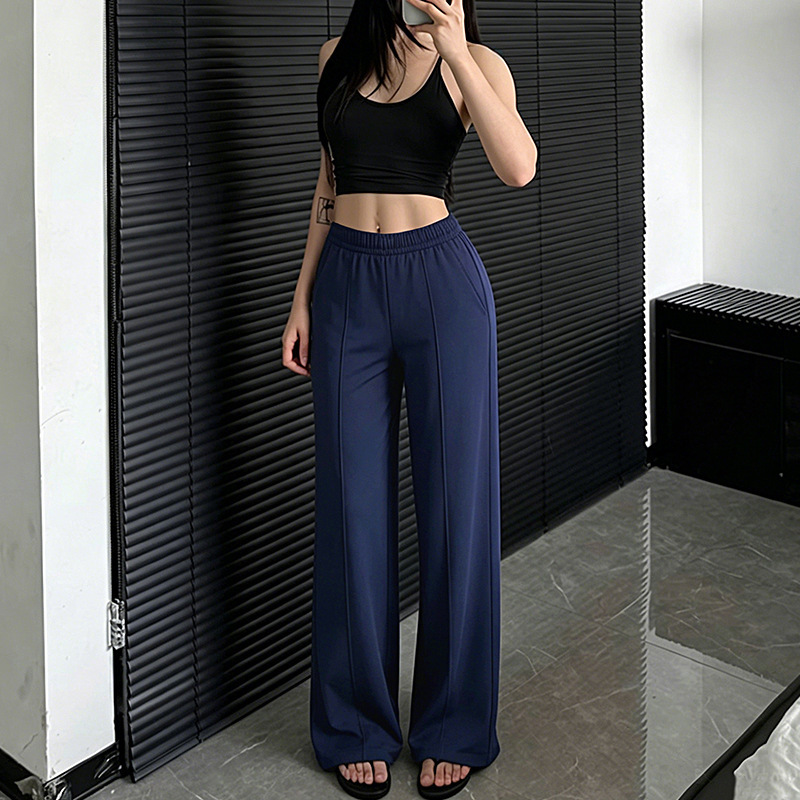 Plus-Size Women's Summer Sports Suit, Loose Straight-Leg Casual Pants, Running, Pilates Training Vest, Fitness Clothing