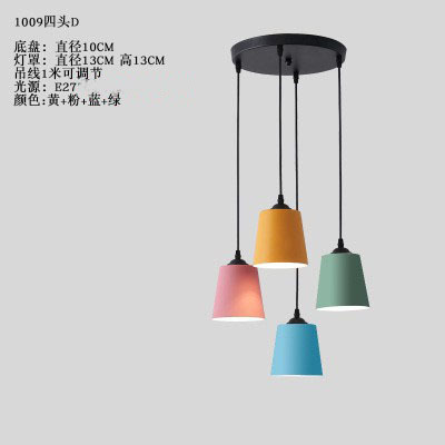 4 cabezas-estilo D/luz cálida