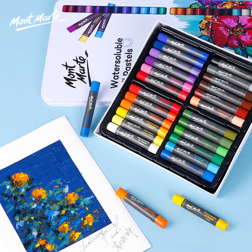 Montmartre heavy color oil pastel white super soft refill children's crayon training institution wholesale 24 color oil pastel