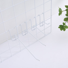 超市貨架網片掛鈎網格上牆便利店商品零食飾品手機配件 網架掛勾