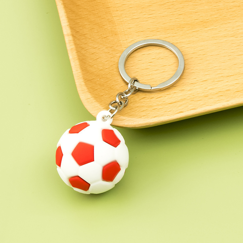 ミニサッカーのキーホルダーのペンダントをシミュレーションします。|undefined