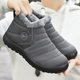 Cotton shoes winter new foreign trade couple snow boots fleece-lined thickened cotton boots polyurethane warm casual walking shoes