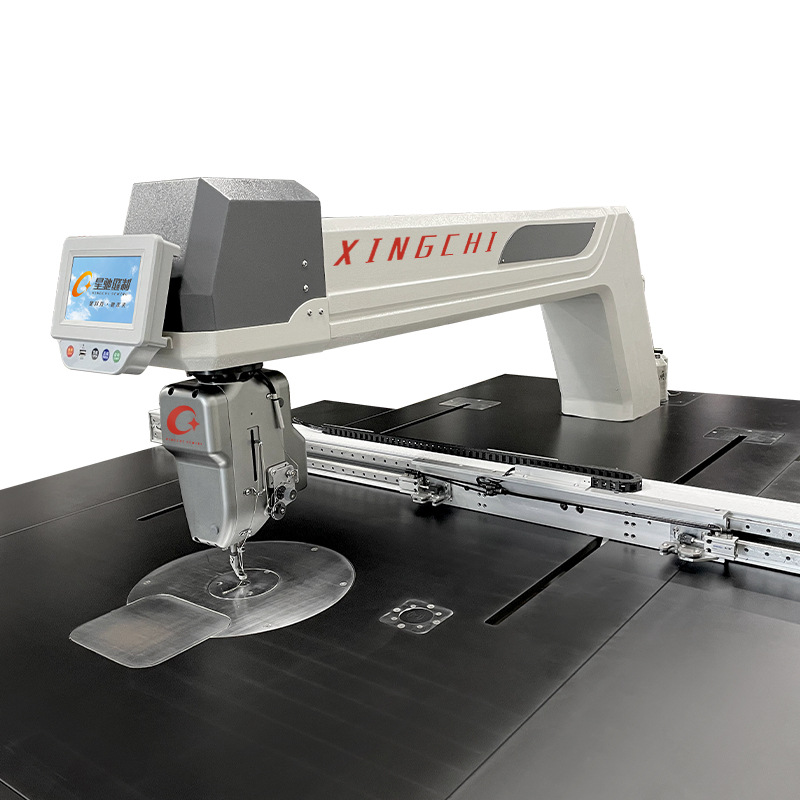 Xingchi marca gran gama die Board Máquina automática costura coche cojín ropa sofá 360 grados cabeza giratoria máquina