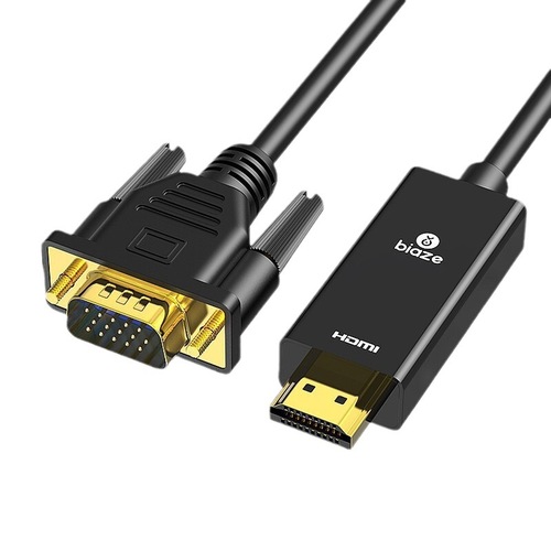 Biaz HDMI to VGA cable VGA HD to computer monitor screen cable laptop TV set-top box