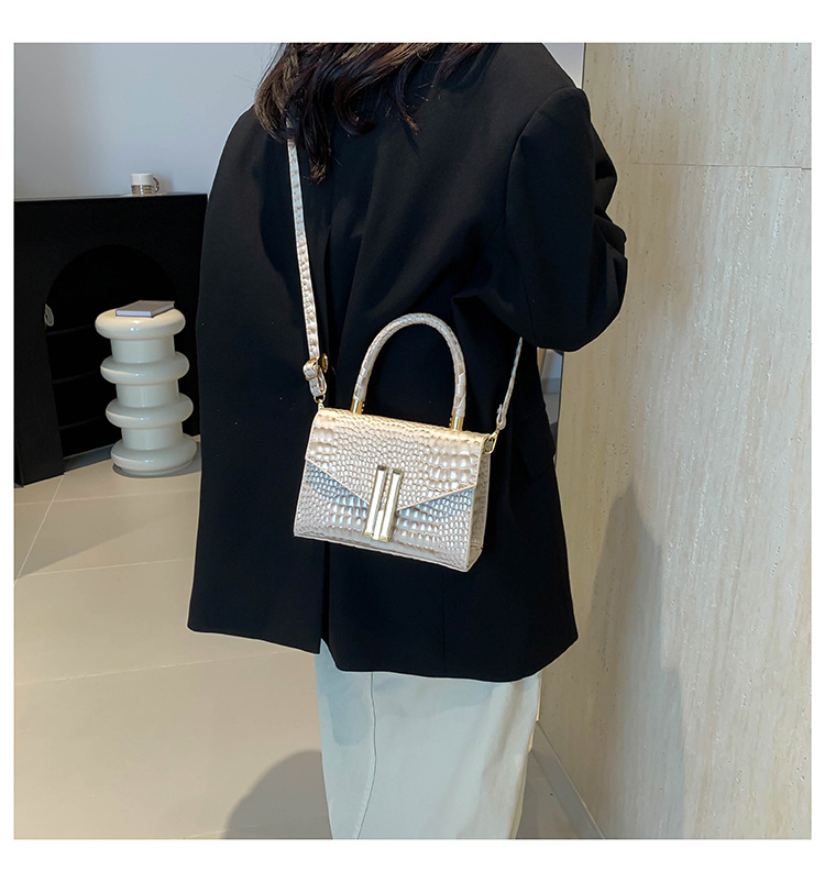 Bellissima, personalizzata, alla moda, borsa a tracolla singola lucida e alla moda da donna, modello 2024, casual e_voghion.com