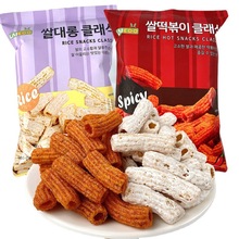 韩国进口特色零食品 涞可香甜年糕条猫耳朵形海螺形酥脆100g