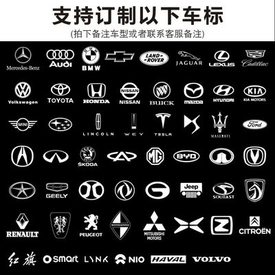 License plate holder/license plate holder number license plate frame suitable for - second-generation-customized-car-logo-noteblue-brand-special-send-a-full-set-of-accessories