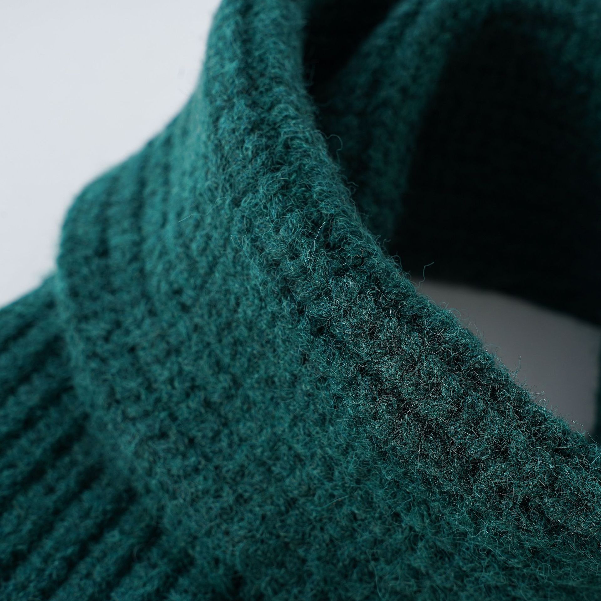 Estilo coreano de punto los niños pequeña bufanda Otoño e Invierno color sólido lana bebé bufanda caliente nueva