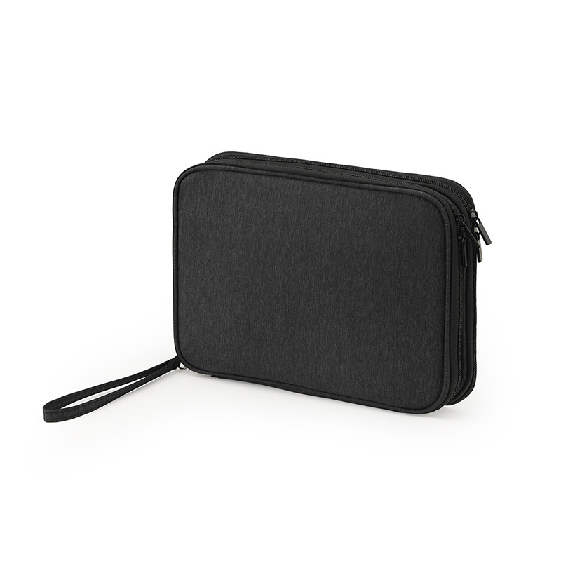 Nuevo bolso de mano ligero de gran capacidad para hombres, bolso de teléfono móvil simple de moda, bolso de almacenamiento de accesorios digitales multifuncional 3C