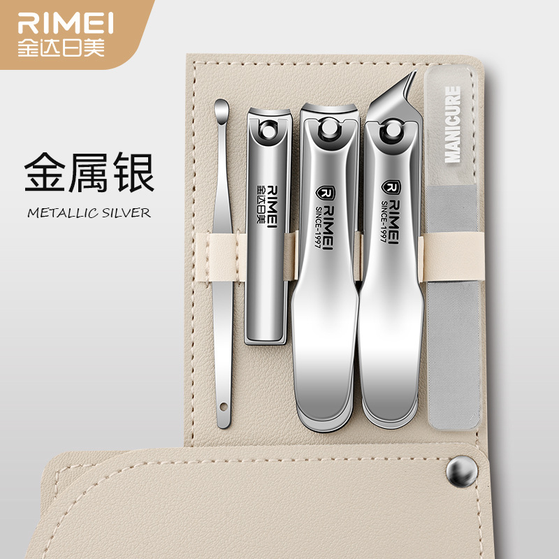 Uña pinzas de piel muerta Jinda Rimei inclinado cuchillo de uñas pinzas de corte de uñas en stock gran cortadora de uñas decoración doméstica