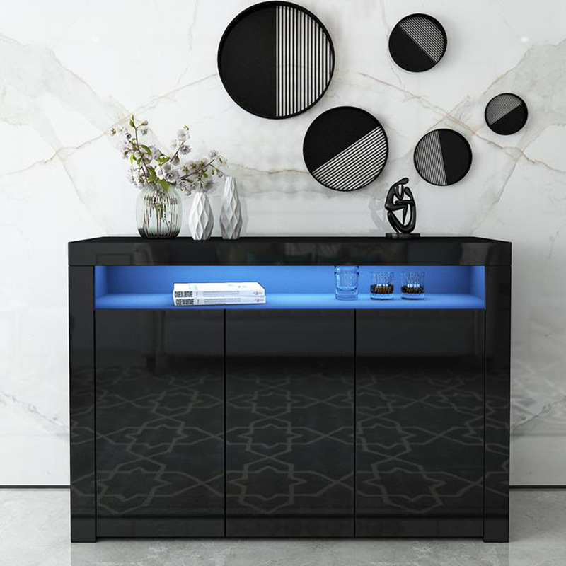Armario aparador moderno minimalista armario de la cocina sala de estar pared hogar Tazón gabinete de almacenamiento integrado gabinete del vino