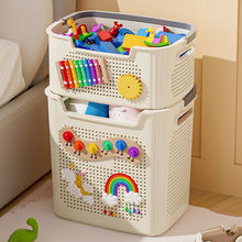 儿童玩具收纳箱宝宝忙碌筐积木娃娃整理筐忙碌板大容量脏衣篓篮子