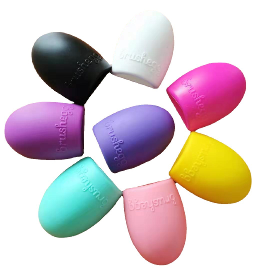 FUENTE productos de fábrica cepillo de maquillaje huevo cepillo de silicona Universal de maquillaje cepillo de limpieza lavado de cara cepillo de huevo