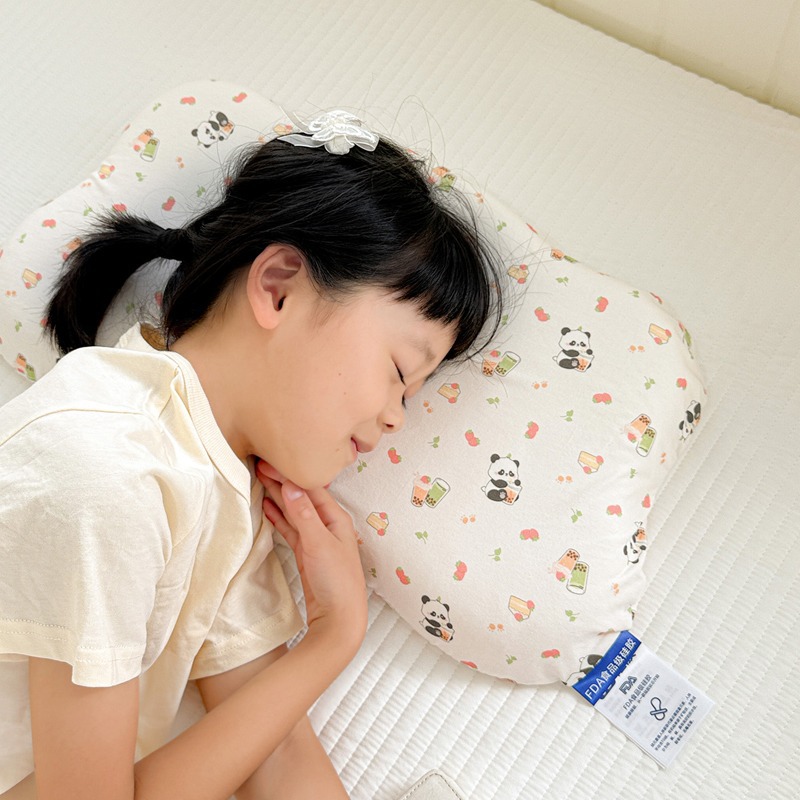 Classe A nube de silicona para niños jardín de infantes para estudiantes individuales almohada de cuello suave siesta almohada especial para dormir