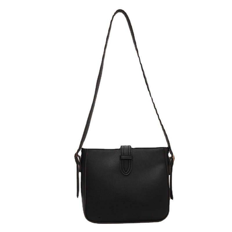 Versatile Women's Retro Bucket Bag Stylish Shoulder Handbag_voghion.com