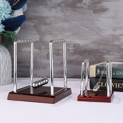 Large, medium and small square Newton's pendulum billiard ball bumper ball office desk decoration furnishings physical model home furnishings