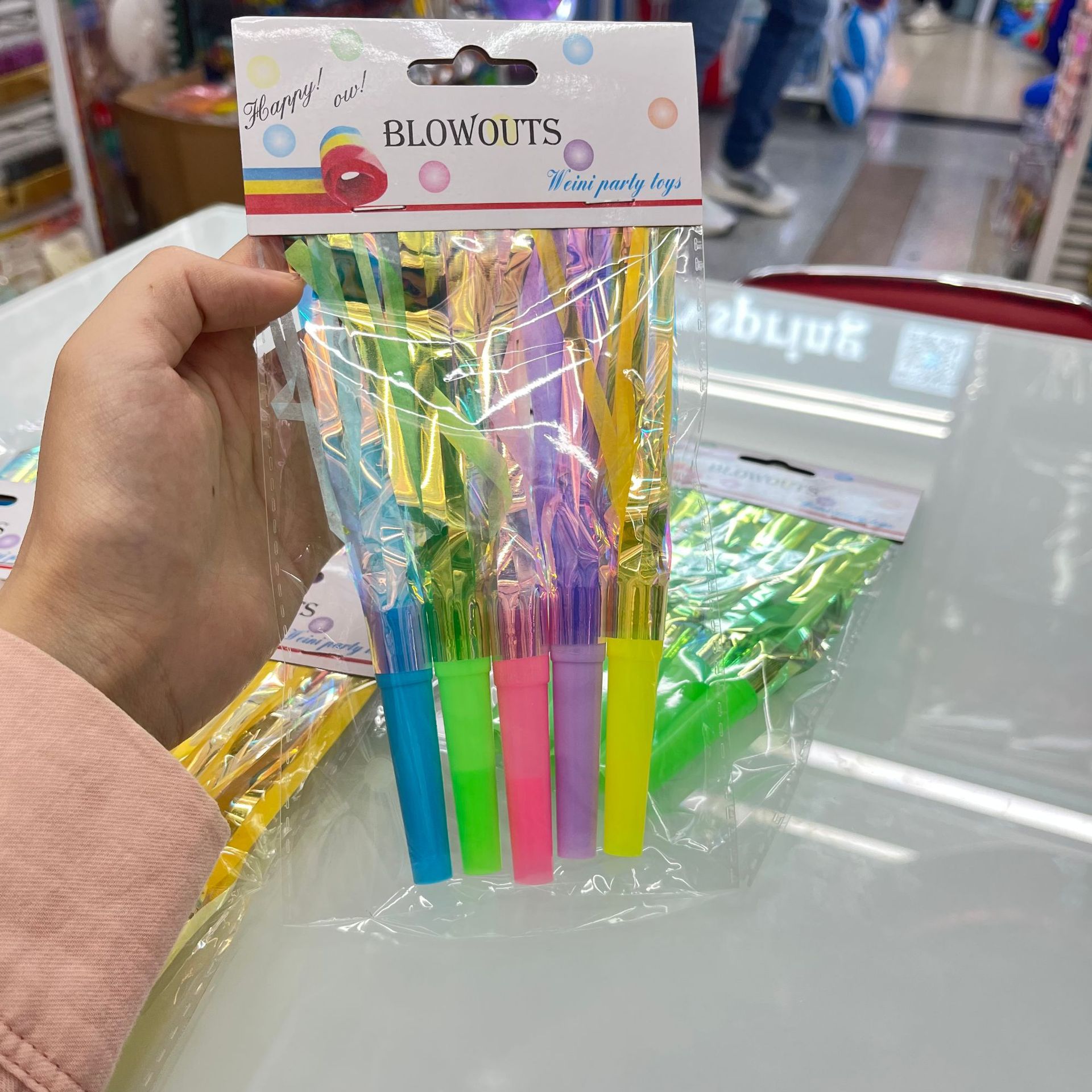 6 paquetes de borlas de colores que soplan dragón silbato de juguete para niños suministros para fiestas navideñas accesorios de vítores lluvia que sopla dragón