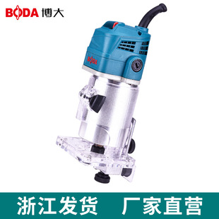 Boda trimming machine woodworking slotting machine multifunctional Bakelite milling small Gong machine hole trimming aluminum-plastic flip board tool