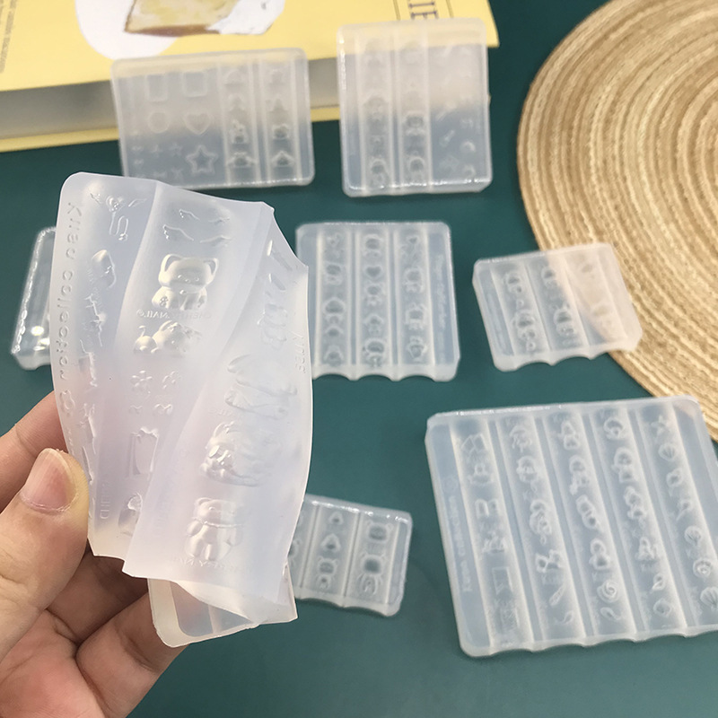 立体卡通美甲硅胶模具食品级手工DIY指甲盖饰品美甲店专用工具202|undefined