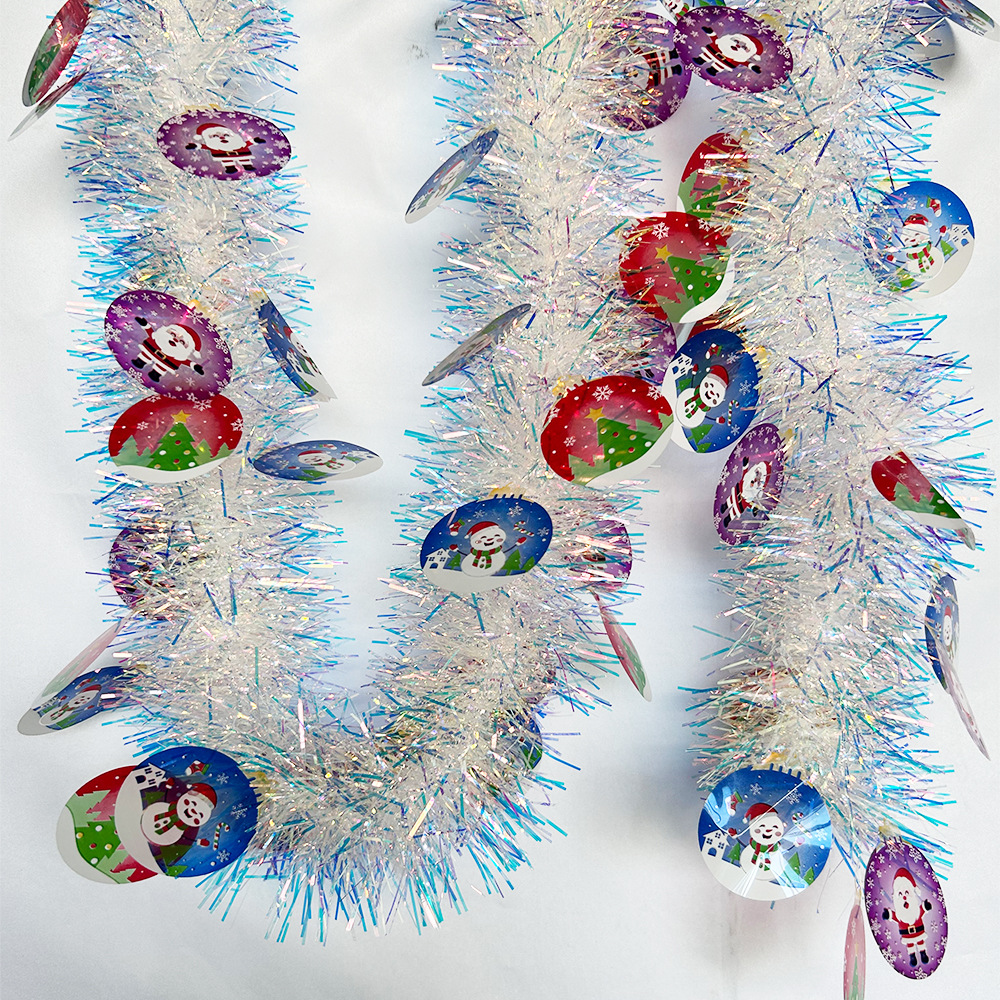 Nuevos productos transfronterizos Amazon de Navidad fiestas de artículos de color decoración de color