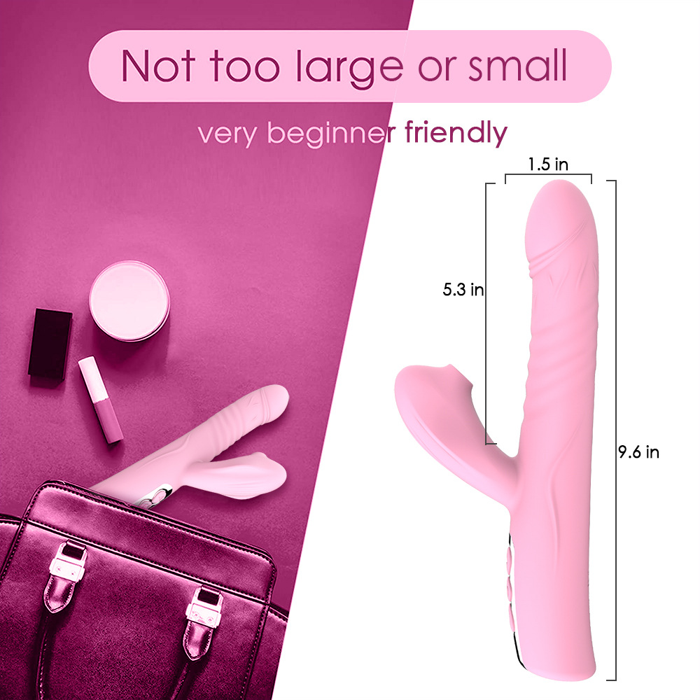 Klitorissugvibrator med frekvens- och pulskontroll_voghion.com