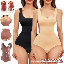 Body shaping vest亚马逊塑形衣无缝高弹力塑身衣收腰提臀连体衣