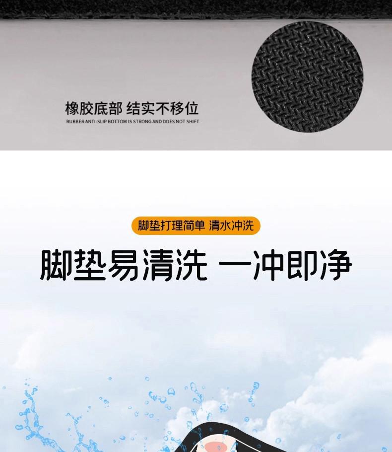 Diatom mud car floor mat, starry sky water-absorbing carpet-style, universal, easy to clean, single-piece, detachable decorative car carpet