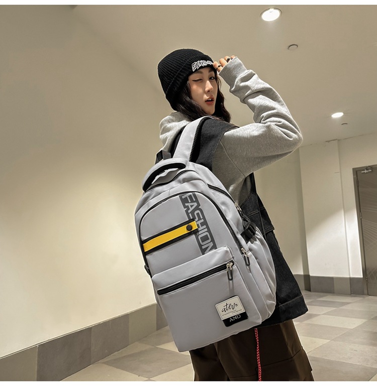 Kids Backpacks New Fashion Trend Backpack Large Capacity Outdoor Leisure Travel Bag Computer Bag Men's Backpack Student Schoolbag_voghion.com