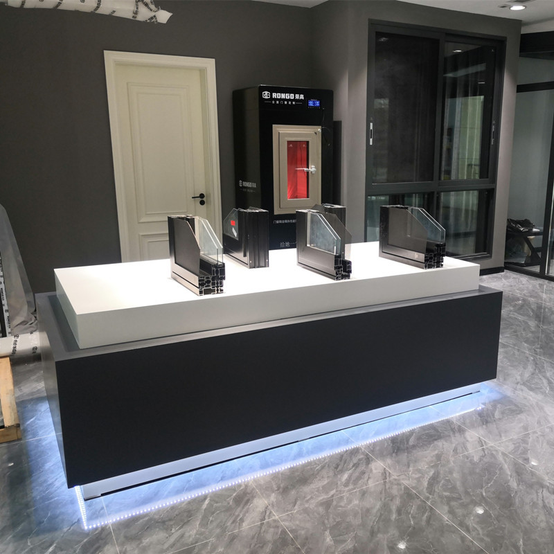 中岛台展示台服装店中岛展示桌电脑体验台品鉴台智能产品展示桌