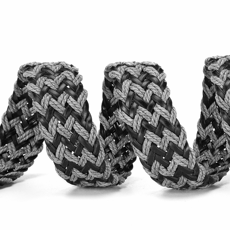 Woven 2026 New Fashion Versatile Genuine Leather Belt For Men, Top-layer Cowhide Men's Belt, Trendy_voghion.com